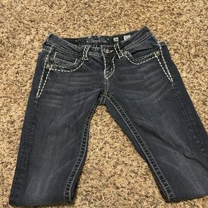 Miss me black/blue skinny jeans